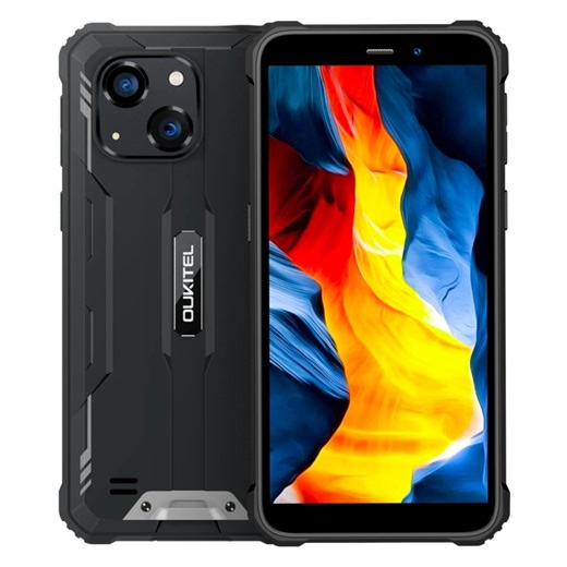 [$106.40] [HK Almacén] Oukitel WP32, 4GB+128GB, IP68/IP69K, 5,93 pulgadas Android 13 Unisoc Tiger T606 Octa-core, NFC, OTG, Red: 4G (Negro)