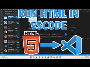 How to Run html code in visual studio code 2023 - How to Run html in vscode