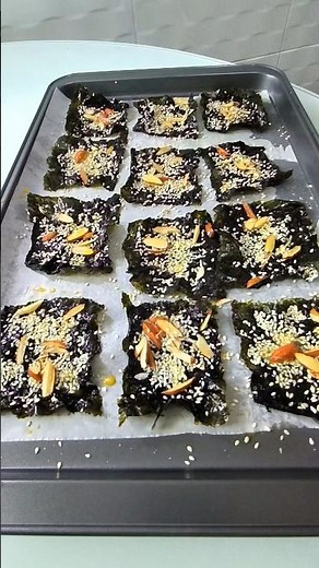 Easy & Crispy Seaweed Snack