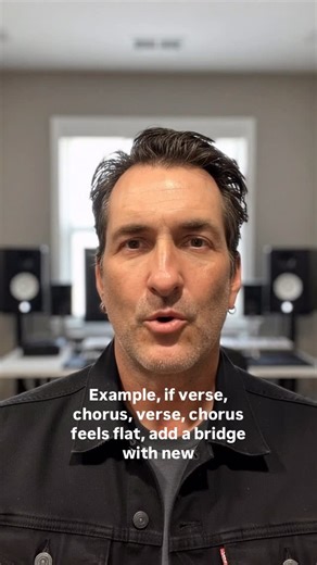 Song Map School | Song Structure Made Simple on Instagram: "🔥 Hot take: not every song needs a bridge. 🎯 A bridge isn’t “the rule.” It’s a tool for ONE job: giving your last chorus a fresh angle. 🧠 Quick decision map (the one on the whiteboard): Does your chorus start feeling repetitive by the 2nd or 3rd time? ✅ If YES: write a bridge that changes something (lyrics perspective, chords, melody shape, rhythm, texture), then slam back into the final chorus. 🚫 If NO: skip the bridge. Add lift an