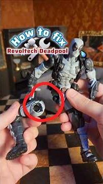 How to fix Revoltech Deadpool leg issue 🛠🦿 ‪@WakandanFigureSlayer‬ #Deadpool #Revoltech