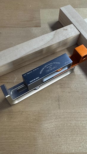 Tried out this KM-1 kerfmaker by @bridgecitytoolworks this thing is so easy to use and gives you what I would say a pretty dang near perfect joint! Now time to figure out this TM-1 Tenonmaker always a fun time playing with new tools and trying to find new ways to get to a goal! Had to use this audio couldn’t help it…. #reecewoodworks #bridgecitytools #harveyownersclub #narex #woodworking #handmade #newtools | Tim Reece