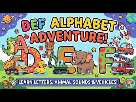The Ultimate ABC Learning Journey: Phonics, Writing & Sound Effects