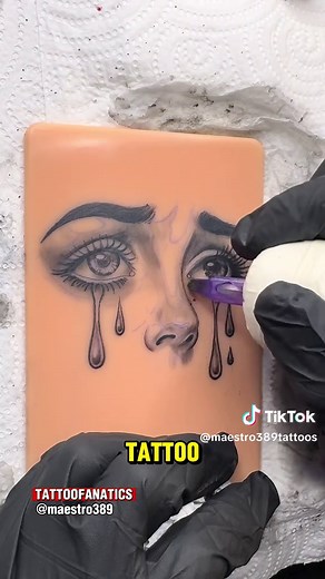 Tattoo Class 101: Master the Crying Face Design