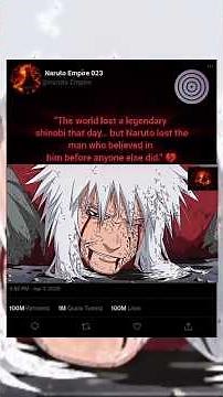 Jiraya Last Moments💔 | Naruto Emotional Sacrifice 😭Scene | Legendary Sannin Farewell