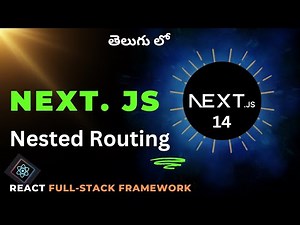 4. Next JS Nested Routing in Telugu