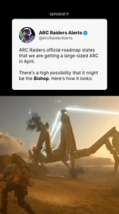 ARC Raiders official roadmap states that we are getting a large-sized ARC in April. There's a high possibility that it might be the Bishop. Here's how it looks: #Gaming #Gamer #ARCRaiders #TheFinals #Extraction #ExtractionShooter #PlayStation #Steam #PCGaming