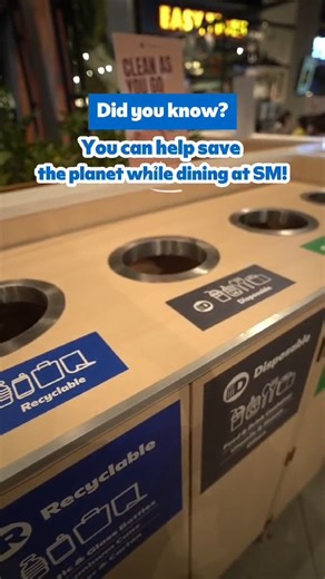 3.1K views | ♻️ Did you know? Even our hardworking kuyas at SM Food Hall practice proper waste segregation through the Recyclable, Disposable, and Compostable (RDC) bins. ✨ It’s easy, simple, and makes a real impact!  Follow their lead — let’s keep our malls clean and green together. #EmpoweringCommunities #SMWasteFreeFuture | SM Cares | Facebook