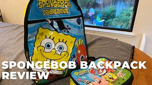 Watch Spongebob Backpack Review on Amazon Live