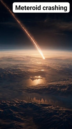 Good morning A flaming big meteroid hitting earth at high speed with a big explosion , this is an example but in the past this happen and much more worse. | Nicholas Aristeidou