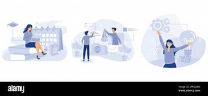 Children watching video in class Stock Vector Images - Alamy