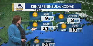 Cold across the state, snow and rain in Southeast