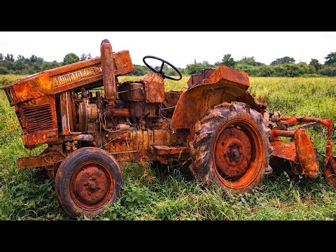 Restoration A Rotten KUBOTA Tractor Forgotten for Years In An Overgrown Field