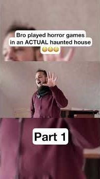 playing horror games in a haunted crackhouse was a bad idea 💀
