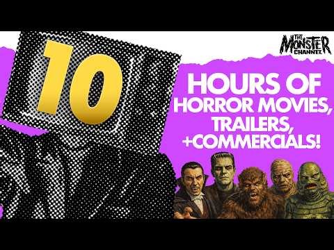 10 HOURS OF VINTAGE HORROR MOVIES | Classic Horror to Leave Playing All Day Or Night