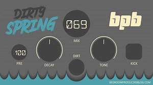 BPB Dirty Spring is a free spring reverb plugin with added bitcrushing bite