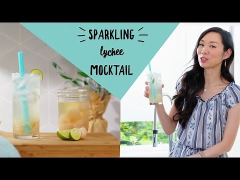 Refreshing Sparkling Lychee Drink!