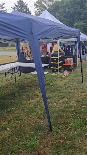 The market is getting setup! Vendors already coming out!! Opens at 10! | Toad Hall Books and Records