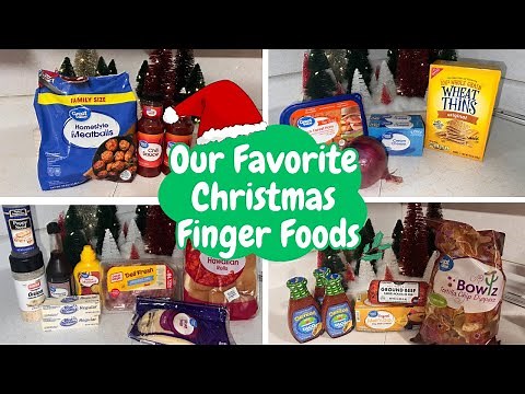 Our Top 4 EASY & DELICIOUS Christmas Finger Foods || Christmas Party Appetizers