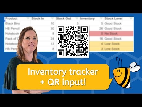 Update Inventory with your phone, QR codes, Google Sheets/Forms