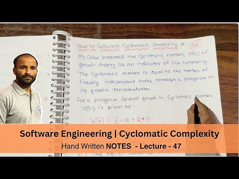 Cyclomatic Complexity in Software Engineering - Lec 47