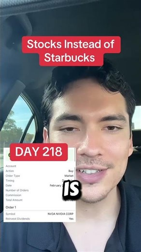 Day 218: Stocks Instead of Starbucks ☕📈
