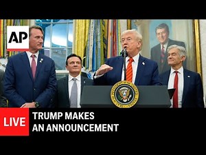 LIVE: Trump makes an announcement