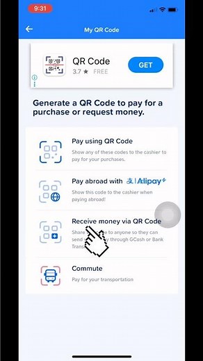 How to find your QR Code to recieved money in Gcash #howto #gcash #qrcode