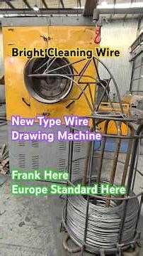 Bright Cleaning Wire Production Video #wiredrawingmachine #wiredrawing Polishing Wire #polishing
