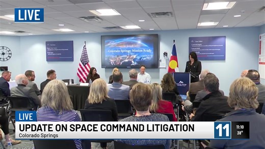 WATCH: Colorado Springs leaders are sharing an update on Space Command litigation. | KKTV 11 News