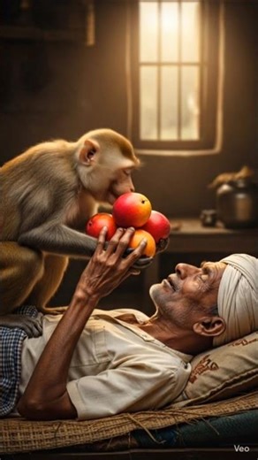 Bander Or Budhe Aadmi Ki Kahani | AI Story #shorts #short #amitprajapati official