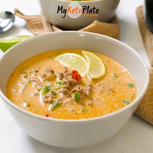 Make the best keto soup in under 30 minutes that’s filled with ground beef, peppers, tomatoes, and taco seasoning. Everyone’s going to love this creamy low carb soup. Recipe -> https://myketoplate.com/keto-taco-soup/ #ketosoup #soup #souprecipe #foodie #ketodiet #ketogenic #glutenfee | My Keto Plate