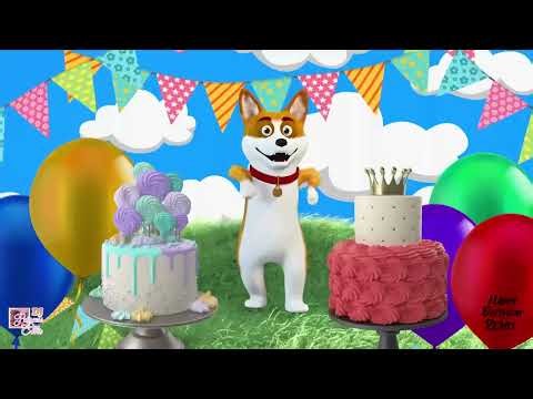 🔴Puppy Dog Dance Party | Birthday Songs for Dogs| Cartoons for Children and Toddlers