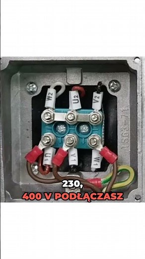 Podłączyć silnik w gwiazdę czy w trójkąt?? 230/400/690V na tabliczce znamionowej #elektryk #dc