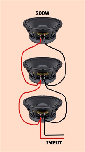 Speaker Parallel Wiring | Easy Connection Tutorial #shorts #electrical #speaker #amplifier