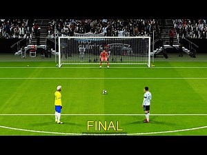 Argentina vs Brazil | Penalty Shootout Final Copa America 2021 Messi vs Neymar | eFootball PES 2021