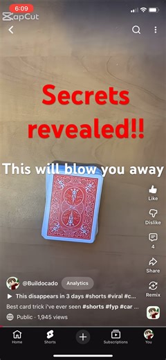 The best card trick you can learn! #shorts #fyp #cardtrick
