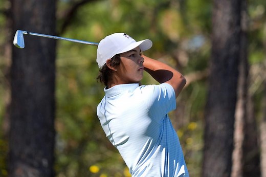 Tiger Woods’ son Charlie shoots 66 to win his first American Junior Golf Association tournament