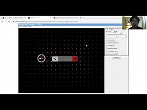 Magnet and Compass PhET simulation