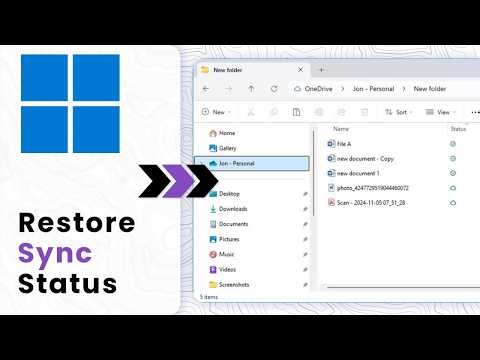 Windows 11: How to Fix OneDrive Availability Status Error