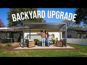 DIY Paver Patio + Pergola Build