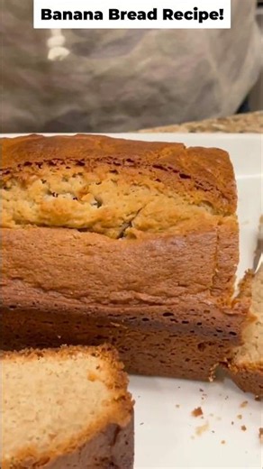 BEST BANANA BREAD RECIPE REVEALED! #bananabread #recipe #shorts