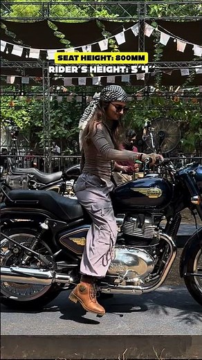 Royal Enfield Bullet 650 I Seat height test I Short and tall riders compared I BikeWale