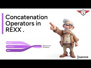 REXX Concatenation Operators Explained in 2 Minutes! | Rexx