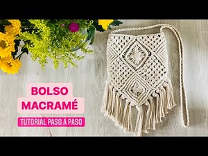 DIY MACRAMÉ: Tutorial BOLSO Paso a paso ‪@Degrenette‬