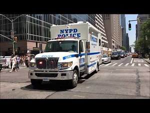 RARE CATCH OF ENTIRE NYPD HOSTAGE NEGOTIATION TEAM & SCOOTER PATROL RESPOND TO TIMES SQUARE CRASH.