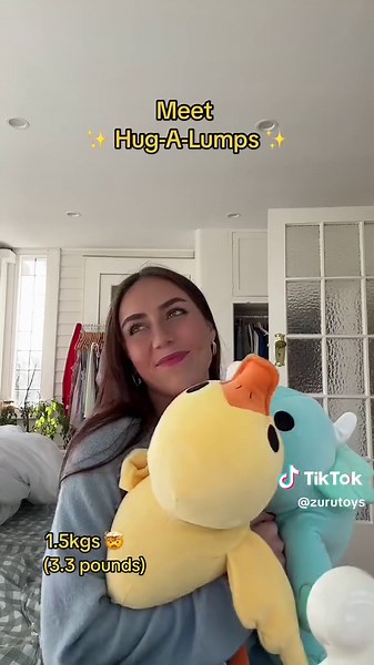 Introducing Hug-A-Lumps: The Ultimate Weighted Plush Toy!