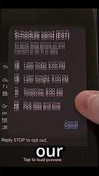 How to Schedule an SMS Text in Google Messages? #android #shorts