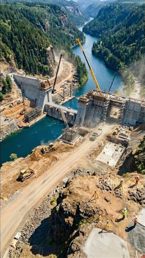 Building a Massive Luxury Dam in America | Full Timelapse #diy #satisfying