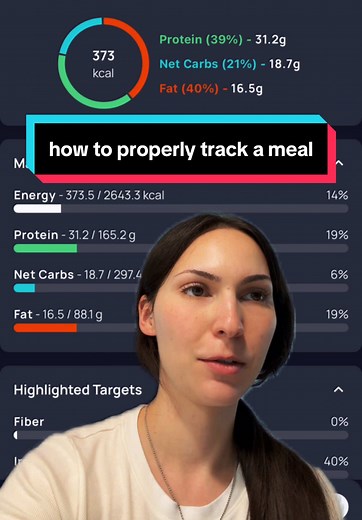 how to properly track a meal for calories and macros. also cronometer is the best app @Cronometer #fyp #cronometer #calorietracking #macros #caloriedeficit #bulking #cutting #weightloss #health
